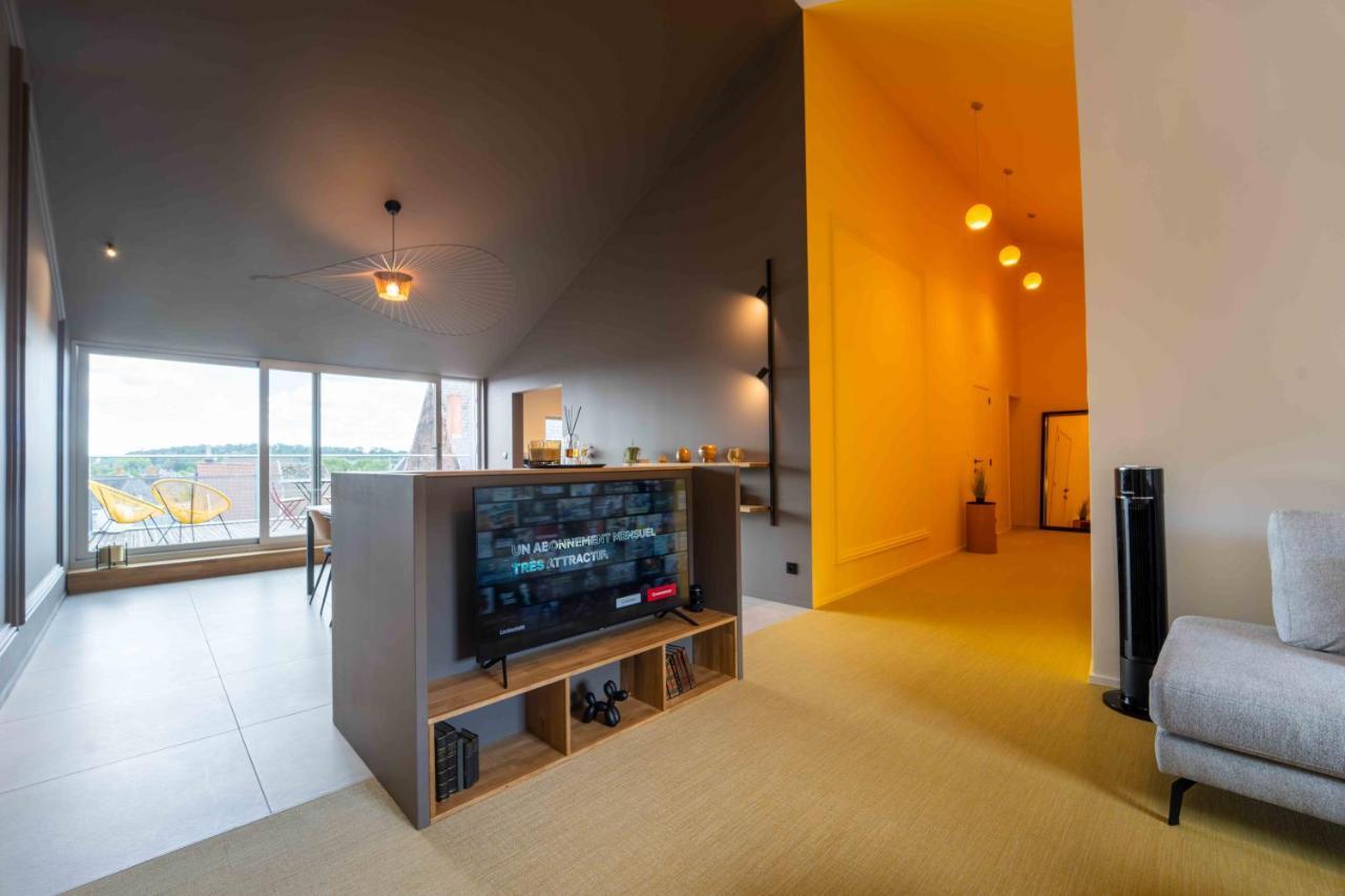 Luxury Penthouse & Terrace - Mons City Center Buitenkant foto