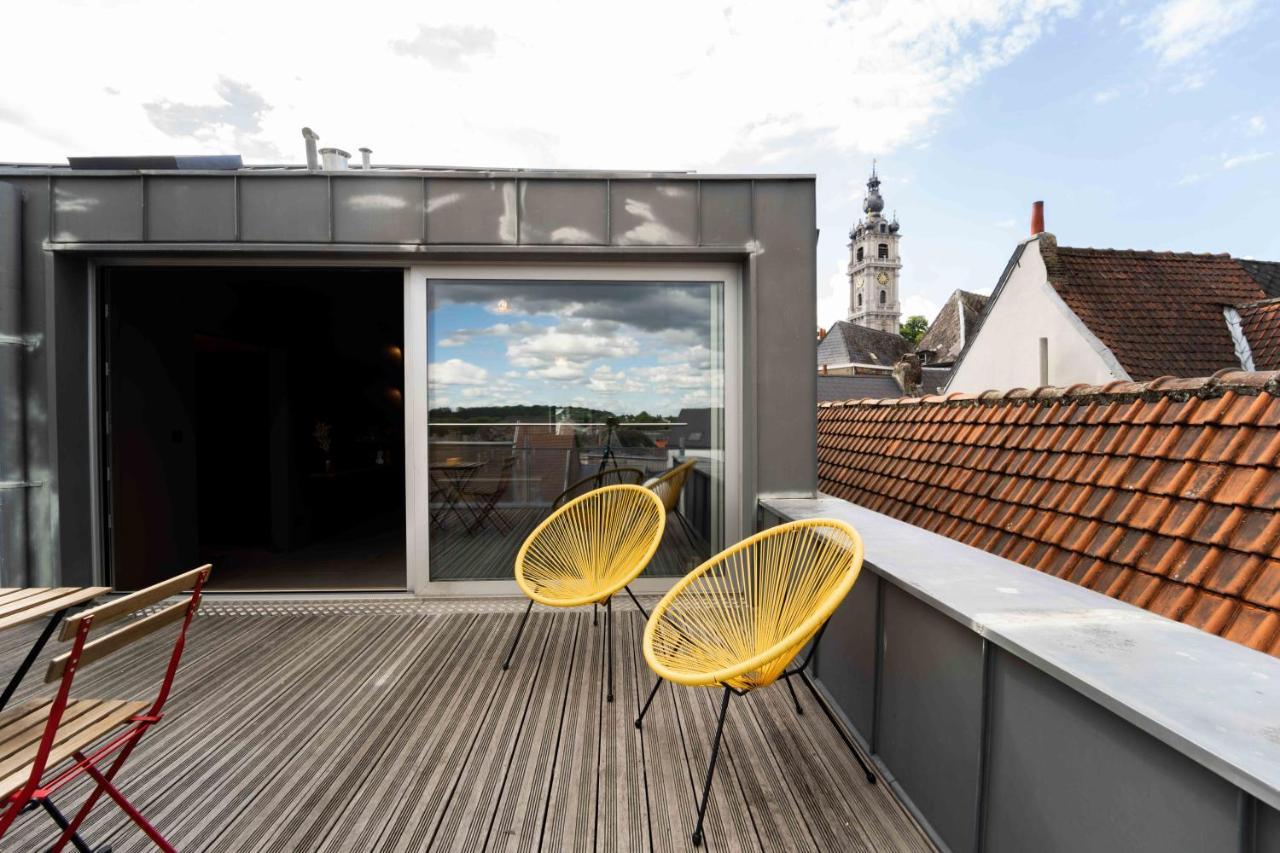 Luxury Penthouse & Terrace - Mons City Center Buitenkant foto
