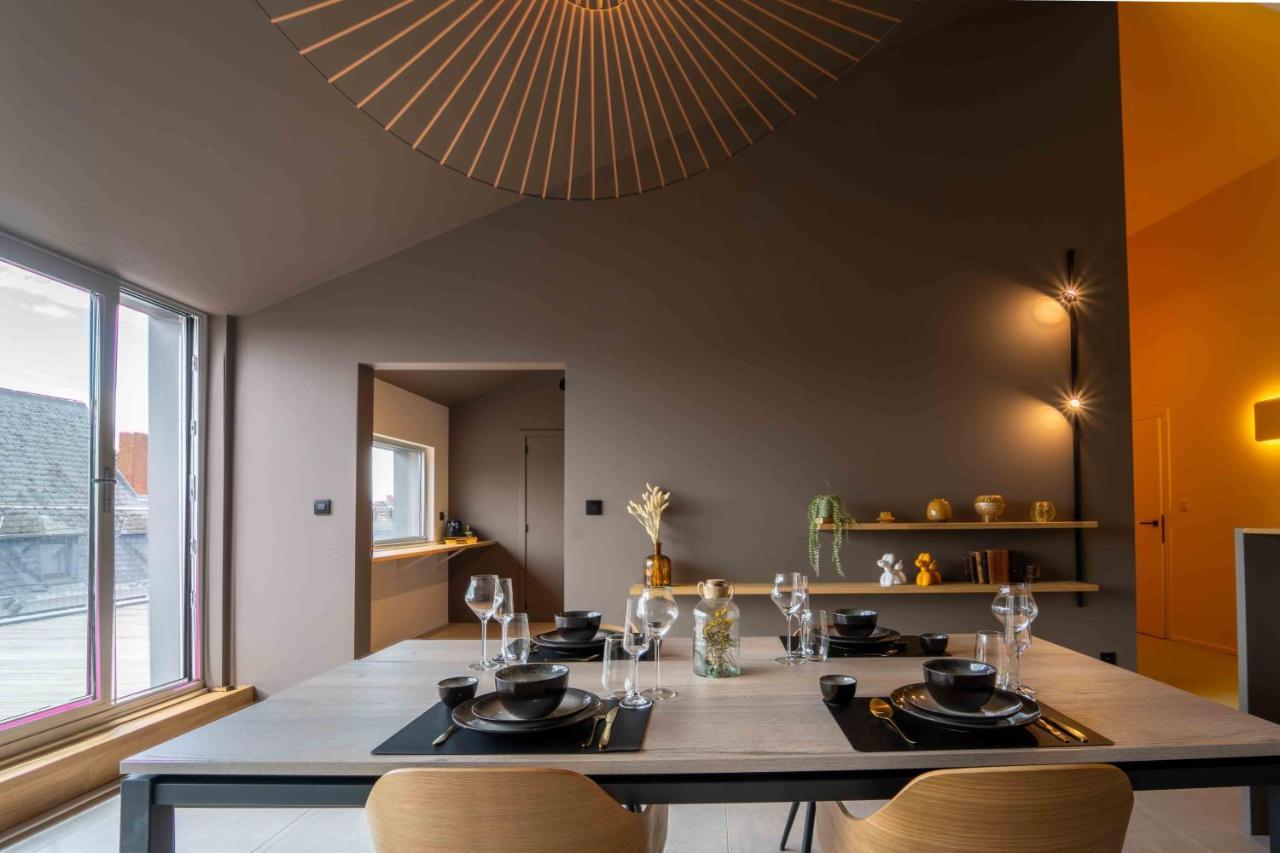 Luxury Penthouse & Terrace - Mons City Center Buitenkant foto